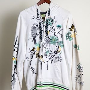 Artful Dodger Cutter Lads Embroidered Zip Up Hoodie